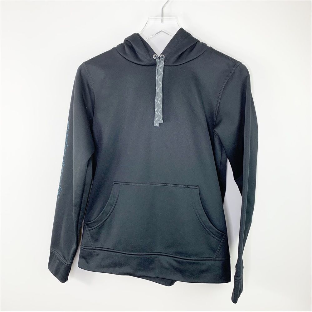Patagonia Outline Text Logo Gray PolyCycle Hoody (M)‎